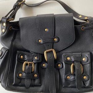 J&M Davidson Black Leather Handbag